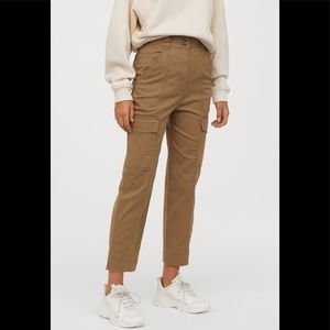 H&M khaki utility pants size 6